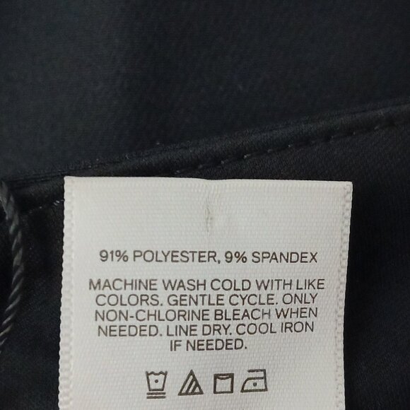 NWT Express Editor Pants 12 Black Twill High Rise Skinny - Picture 9 of 9